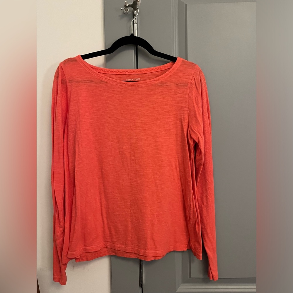 Eileen Fisher Salmon Long Sleeve